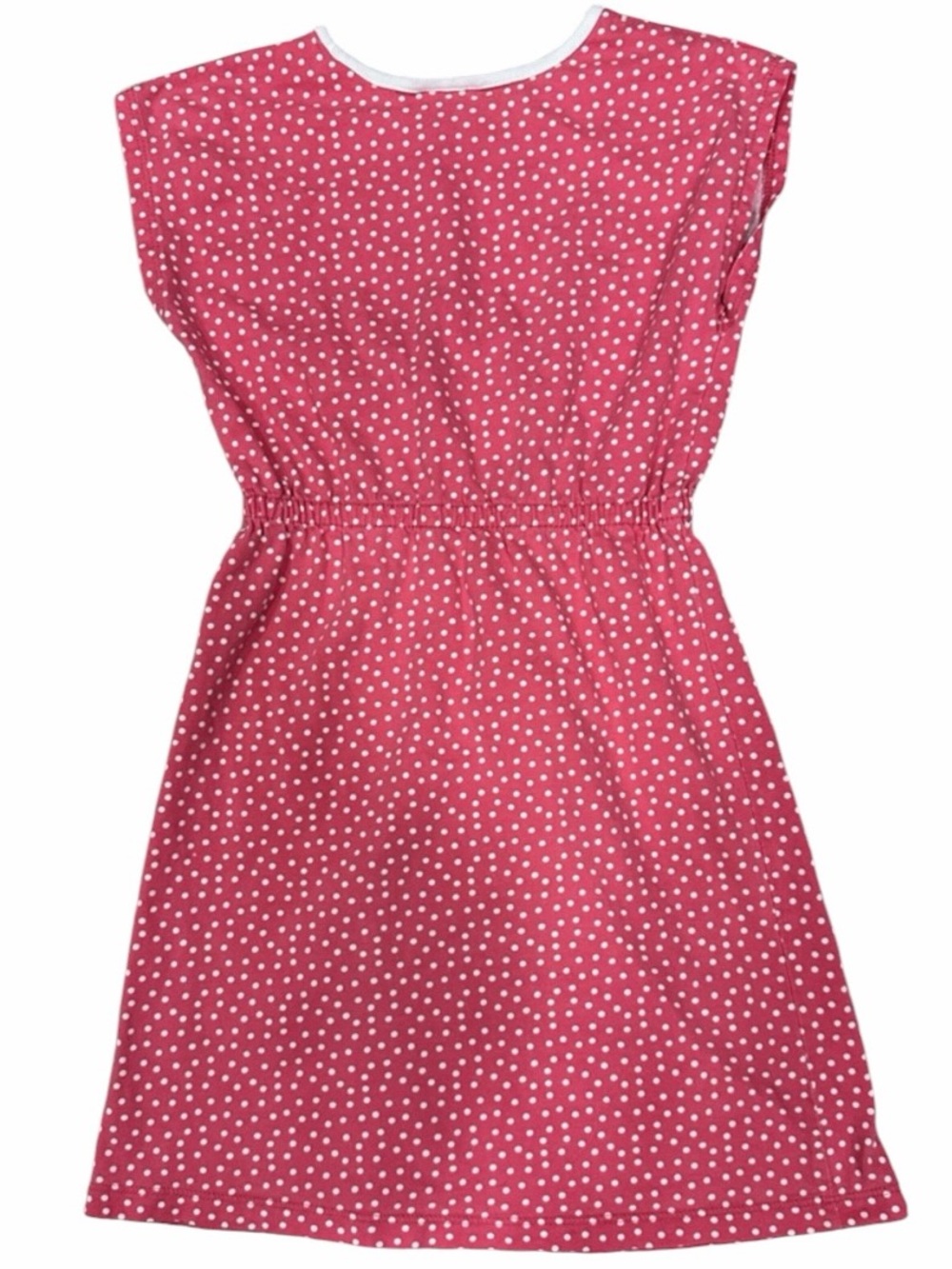 Hanna Andersson Pink Polka Dot Dress Girls Size 140 EU 9-10 Years - Picture 2 of 3